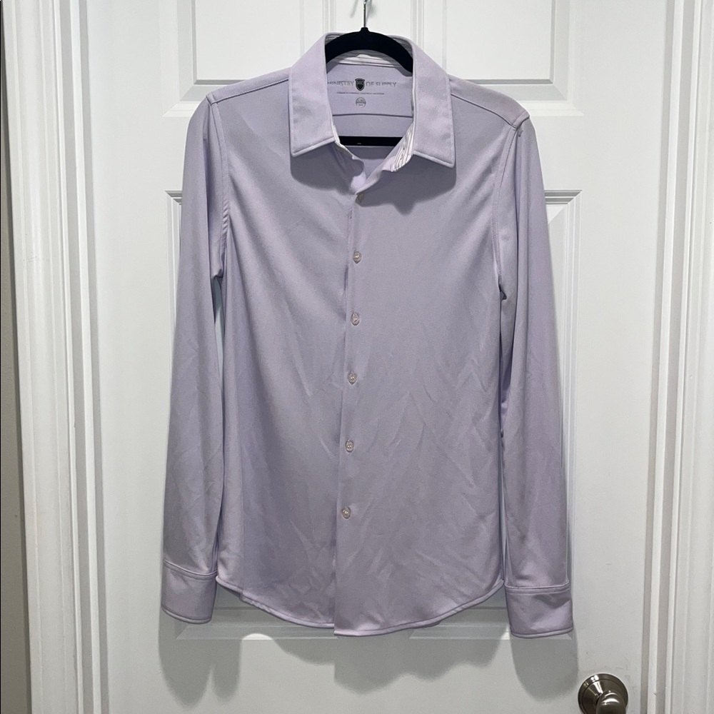 Ministry Of Supply Lavender Apollo Button Up Shirt Men’s 15-15.5 32/33 slim fit